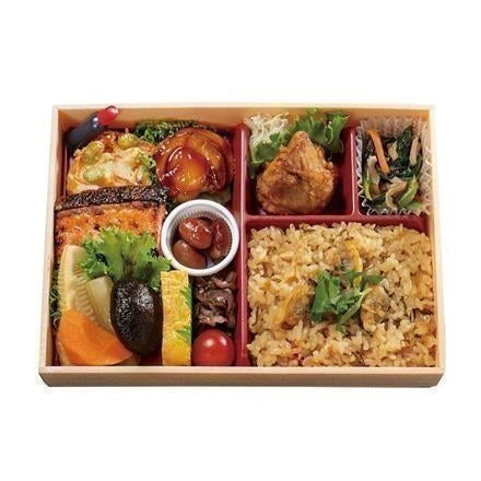 【お弁当】428. 和風幕の内弁当(季節の炊き込みご飯)