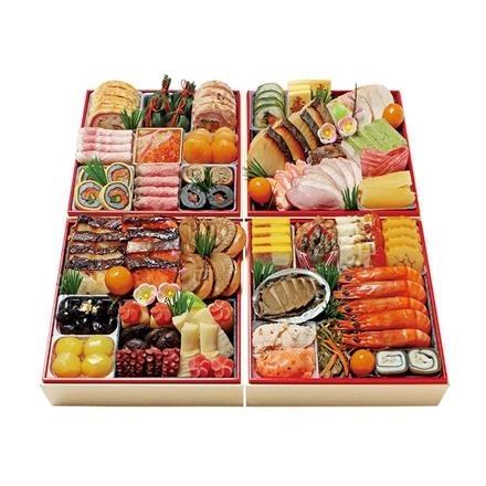 18. 京・料亭 わらびの里 和洋料亭おせち 四段重【12月31日お届け】