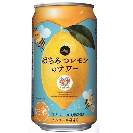 Hana-well はちみつレモンサワー 350ml ※送料別 複数口対応【常温】