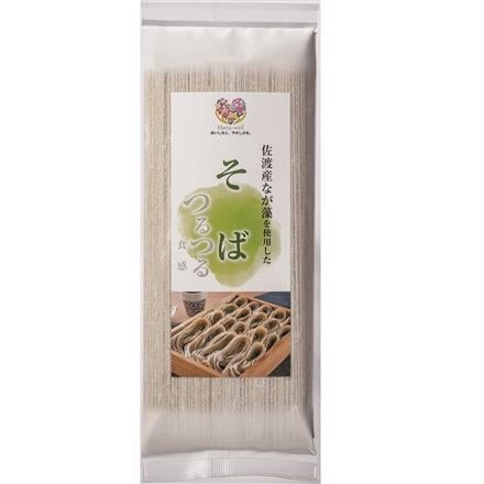 Hana-well 佐渡産なが藻使用 そば 200g ※送料別 複数口対応【常温】