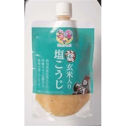 Hana-well 極醸玄米入り塩こうじ 180g ※送料別 複数口対応【常温】