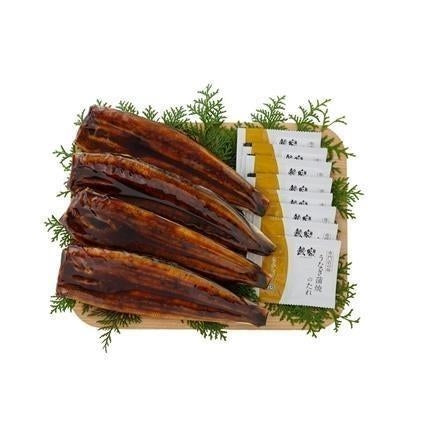 27:「鰻楽」 九州産うなぎ蒲焼 4尾(計560g)、タレ(山椒付き)×8