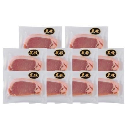 128:鹿児島県産黒豚使用ロースステーキ用 60g(個包装)×10