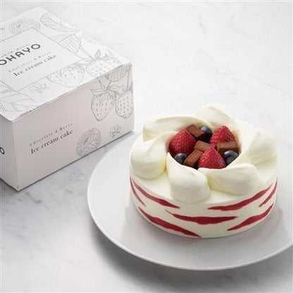 46. オハヨー　生チョコ＆ベリーのアイスクリームケーキ　5号