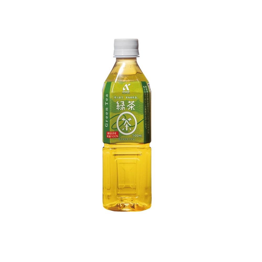 アクシアル　緑茶　５００ｍｌ　※送料別　複数口対応【常温】