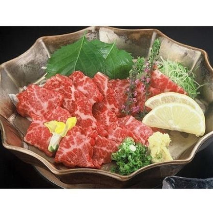 63:熊本 「菅乃屋」 鮮馬刺し 霜降ローススライス