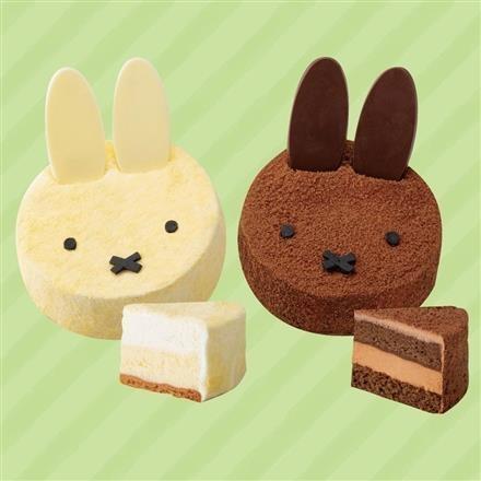 36. ミッフィー＆メラニ―　チーズとショコラのクリスマスケーキ　4号×2台