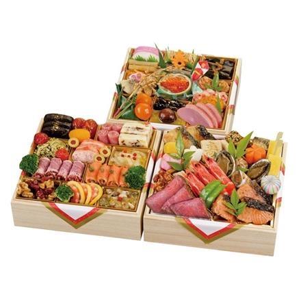 24. 京料理濱登久　和洋三段重　花の宴【12月31日お届け】