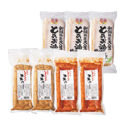 【ネット割】03P008：小林総本舗×Hana-ｗell新潟県産大豆のとちお油揚げ+味付けセット