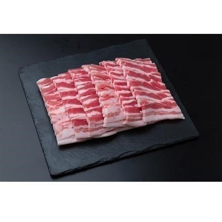 【eギフト】317:山形県食肉公社認定 山形豚 バラ焼肉（500g）
