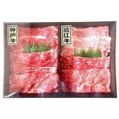 86:近江牛＆神戸ビーフ　すきやき食べ比べセット