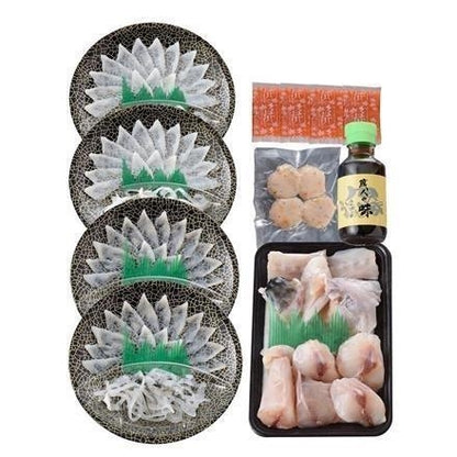 170:「関とら本店」 ふく薄造りとちり鍋詰合せ