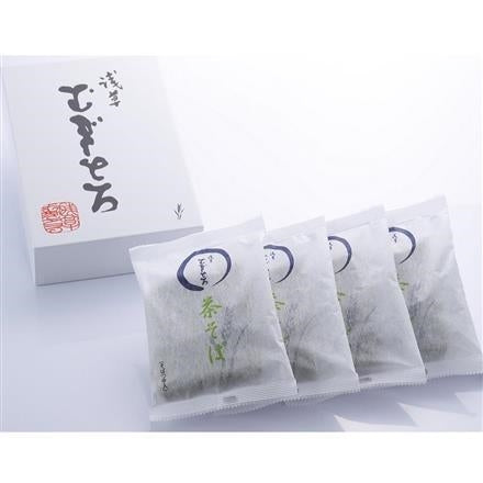 54:東京 「浅草むぎとろ」 茶そば4袋　白箱入り