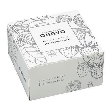 46. オハヨー　生チョコ＆ベリーのアイスクリームケーキ　5号