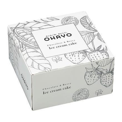 46. オハヨー　生チョコ＆ベリーのアイスクリームケーキ　5号