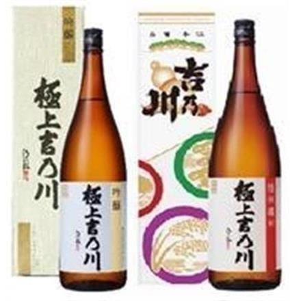 吉乃川 極上吉乃川 特別純米・吟醸 (箱付)1800mlセット　※送料別