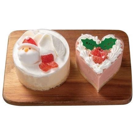 44. PartnerFoods　ワンちゃんネコちゃんのクリスマスプチケーキセット　2個入