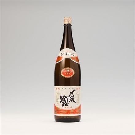 宮尾酒造　〆張鶴　本醸造　月（1800ml）※送料別