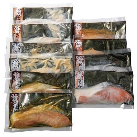05G01：【ネット限定SALE】極醸　銀鮭大切り漬魚　詰め合わせ　（チリ産原料）
