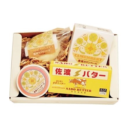 05P412：佐渡乳業　農場ナチュラルチーズ＆バターセット