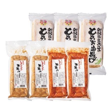【ネット割】03P009：小林総本舗×Hana-ｗell新潟県産大豆のとちお油揚げ+味付けセット