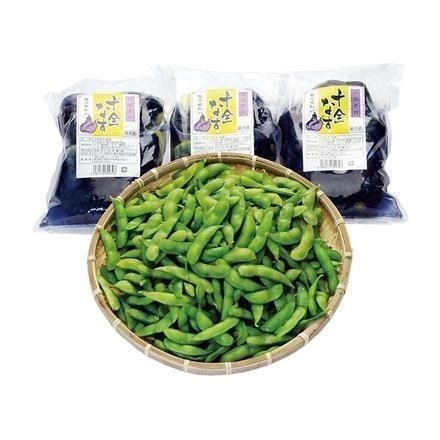 【数量限定】04A011：新潟県産　朝採り黒埼茶豆と十全茄子漬け詰合せ＜150セット限定＞