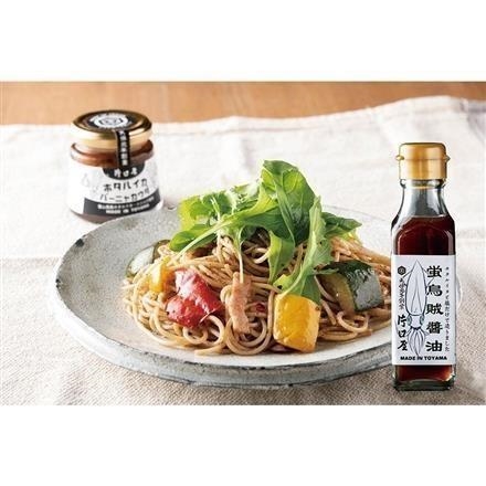 【富山】33T229：＜射水市＞片口屋　蛍烏賊醤油・バーニャカウダセット