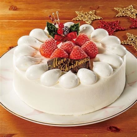28. ボンオーハシ　クリスマス生クリームデコレーション　5号