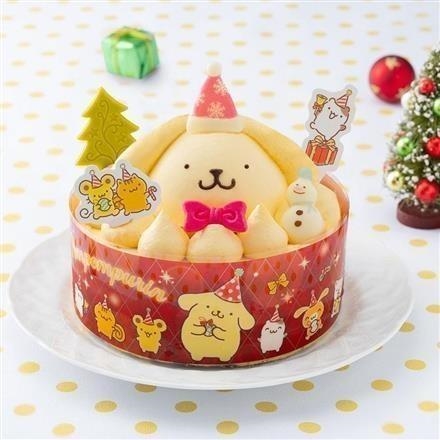 39. ポムポムプリン　聖夜のカスタードクリームケーキプリン風味　4号