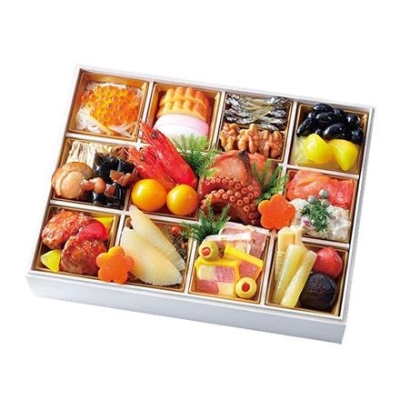 【早割10%OFF】J09. 名古屋八百彦本店　和風　一段重【12月31日お届け】