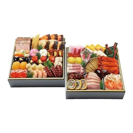 19. 京・料亭　わらびの里　和洋料亭おせち　二段重【12月31日お届け】