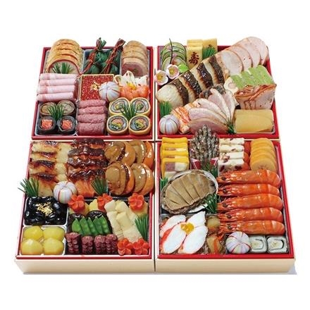 20. 京・料亭　わらびの里　和洋料亭おせち　四段重【12月31日お届け】