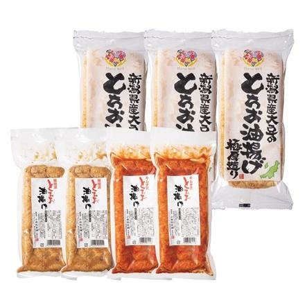 【ネット割】03P010：小林総本舗×Hana-ｗell新潟県産大豆のとちお油揚げ+味付けセット