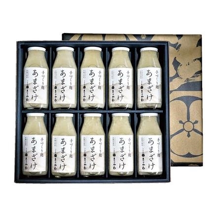 16P095：＜村上市＞きっかわ　手づくり麹あまざけ10本セット