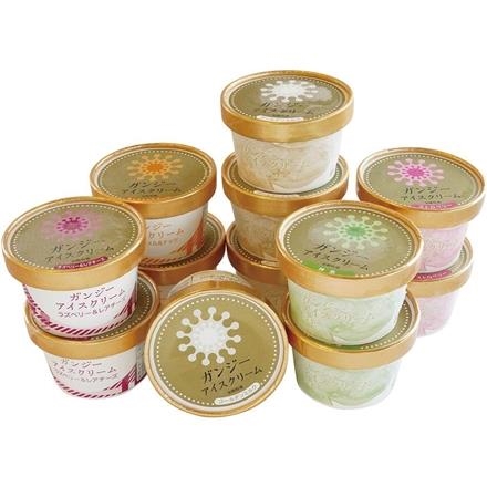 19P111：加勢牧場　ガンジーアイスクリーム　12個