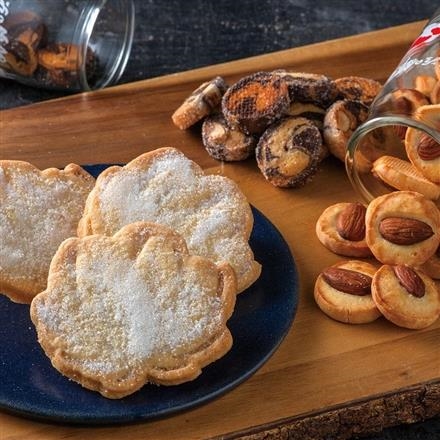 22P129：＜小千谷市＞東忠カフェ　長岡花火サブレ＆醗酵酒粕サブレ