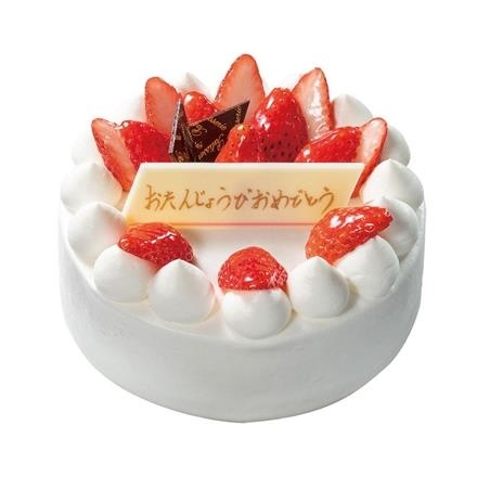 【パーティー】5991.ボンオーハシ　生クリームデコレーション　5号