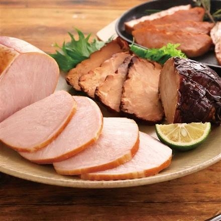 50F475：日本ハム　鎌倉ハム富岡商会のエンブレム3本詰合せ　KN-423T