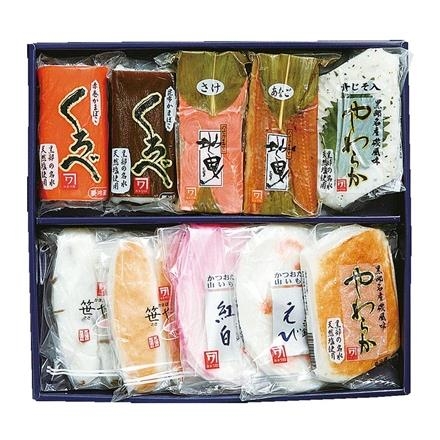 【富山】38P249:生地蒲鉾　富山のかまぼこミックス１０本入り