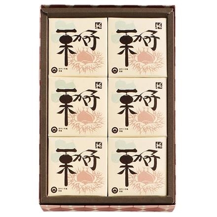 【長野】36Y235：＜小布施町＞桜井甘精堂　ひとくち栗かの子６個入