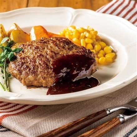 【長野】35F226：＜中野市＞大信畜産工業　信州牛と米豚のハンバーグ　120g×8枚