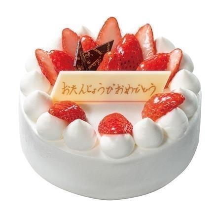 【パーティー】5991.ボンオーハシ　生クリームデコレーション　5号