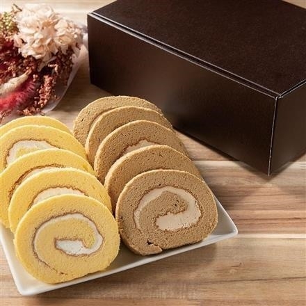 【ネット割】02P001：農村木島平×Hana-ｗell　米粉でつくったロールケーキ詰め合わせ