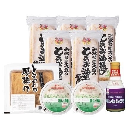 【ネット割】03P009：小林総本舗×Hana-ｗell新潟県産大豆のとちお油揚げバラエティーセット