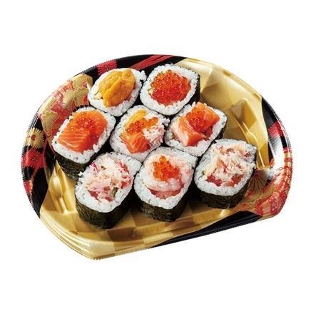 01.五種のたっぷり！煌めき海鮮太巻