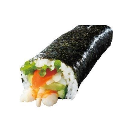 07.ひめのサーモンと天然車海老のアボカドサラダ太巻