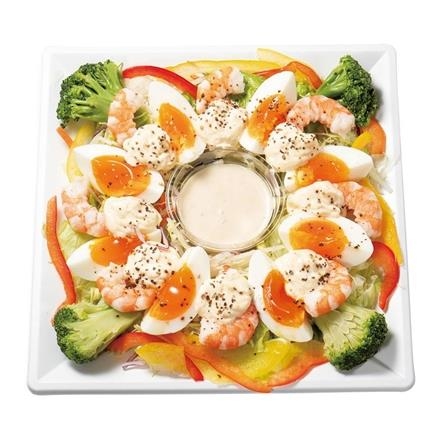 09.タルタルたっぷり！えびシーザーサラダ