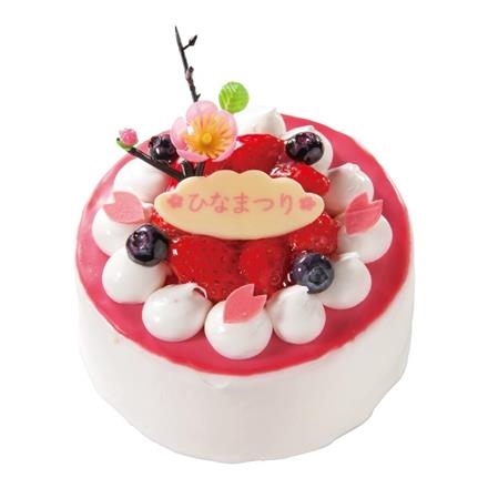 01. ローランローゼ　ひな苺デコレーション　4号