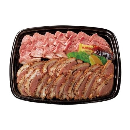 15. ローストビーフ&あい鴨パストラミ盛り合わせ