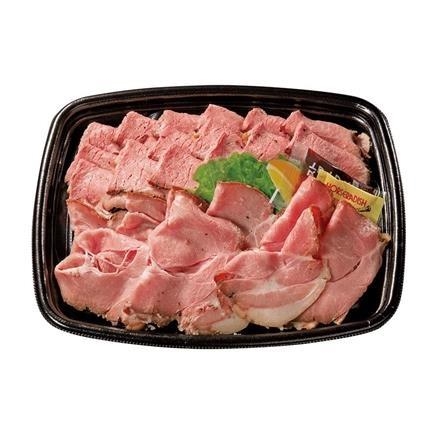 12. ローストビーフ＆ローストポーク盛り合わせ